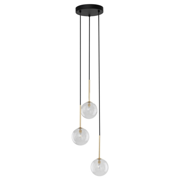 TK-Lighting NILOS BLACK / GOLD 3 5942