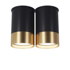 Точковий спот BP Black/White Gold двійний, арт. 25595