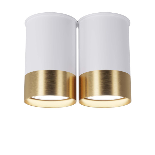 Точковий спот BP Black/White Gold двійний, арт. 25595