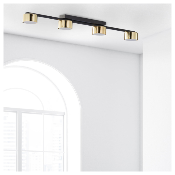 TK-Lighting DALLAS Золото/Чорний 4 6095