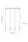 TK-Lighting ELIT WHITE/WOOD 4 6307