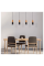 TK-Lighting ELIT BLACK/WOOD 4 6311