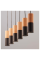 TK-Lighting ELIT BLACK/WOOD  6 6312