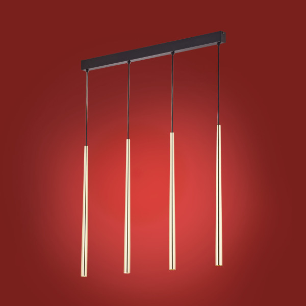 TK-Lighting PIANO Золотий підвісний 4  6422