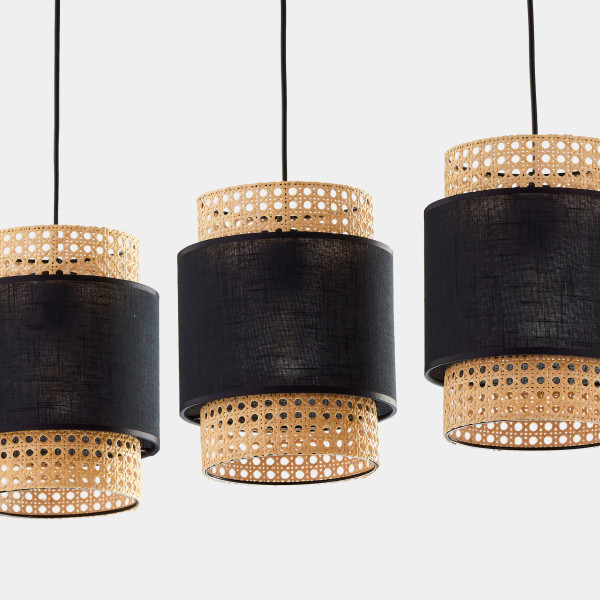 TK-Lighting BOHO 3 Чорний 6541
