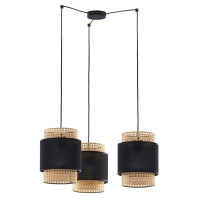 TK-Lighting BOHO Чорний підвісна 3 6549