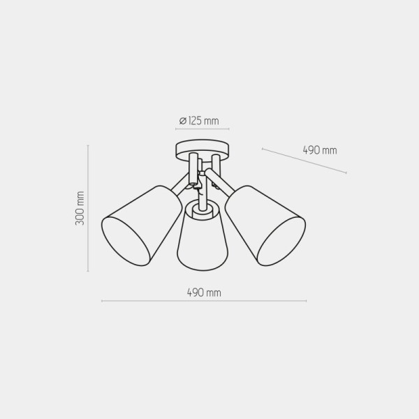TK-Lighting VAIO GREY 658