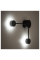 TK-Lighting AVIA BLACK KINKIET 2 P? 6808
