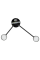 TK-Lighting AVIA BLACK KINKIET 2 P? 6808