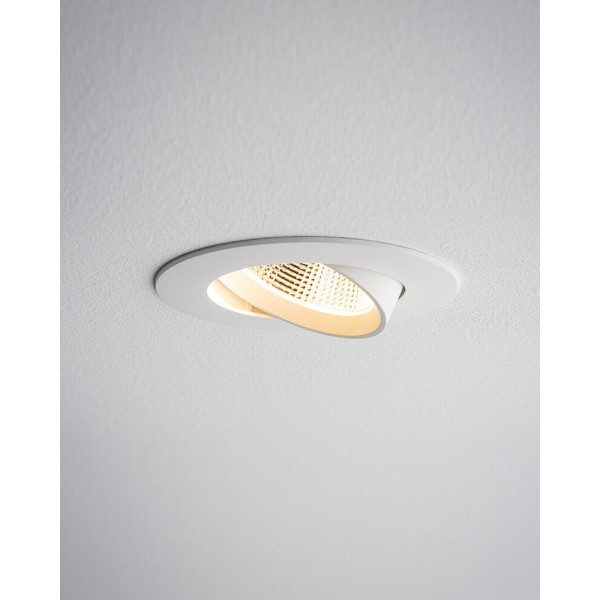 Точковий світильник Nowodvorski 10546 Egina LED 1x5W 3000K 350Lm IP20 Wh