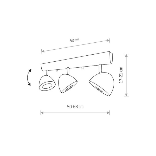 Спот Nowodvorski 9592 Vespa GU10, ES111 3x75W IP20 Wh