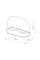 Точковий світильник Nowodvorski 9241 Oval GU10 2x75W IP20 Wh