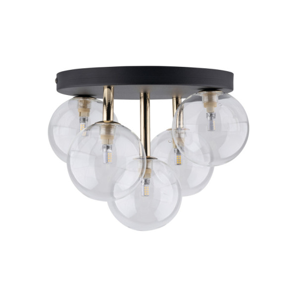 TK-Lighting NILOS BLACK / GOLD 5 758