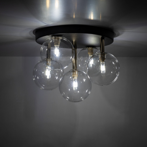 TK-Lighting NILOS BLACK / GOLD 5 758