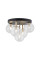 TK-Lighting NILOS BLACK / GOLD 5 758