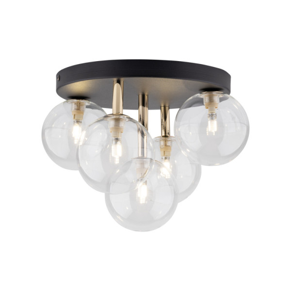 TK-Lighting NILOS BLACK / GOLD 5 758