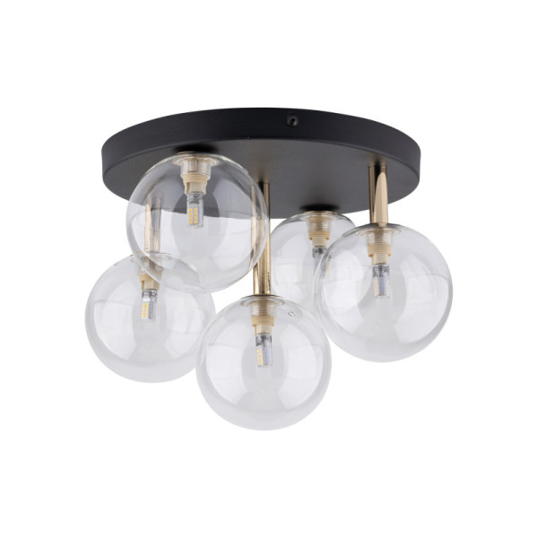 TK-Lighting NILOS BLACK / GOLD 5 758