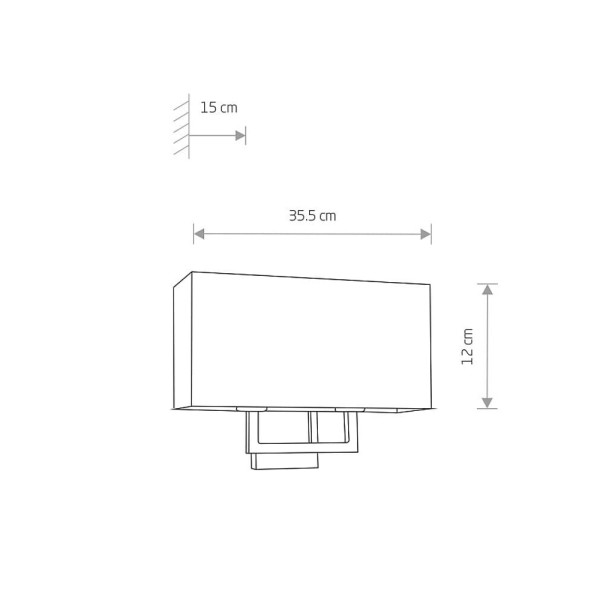 Бра Nowodvorski 4731 Hotel E27 2x60W IP20 Chrom
