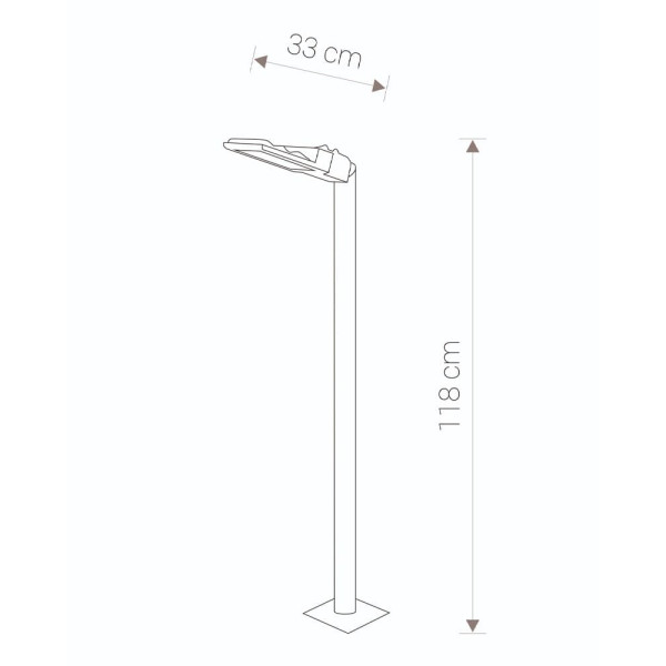 Світильник вуличний Nowodvorski 9420 Pathway LED 1x24W 3000K 2200KLm IP44 Bl