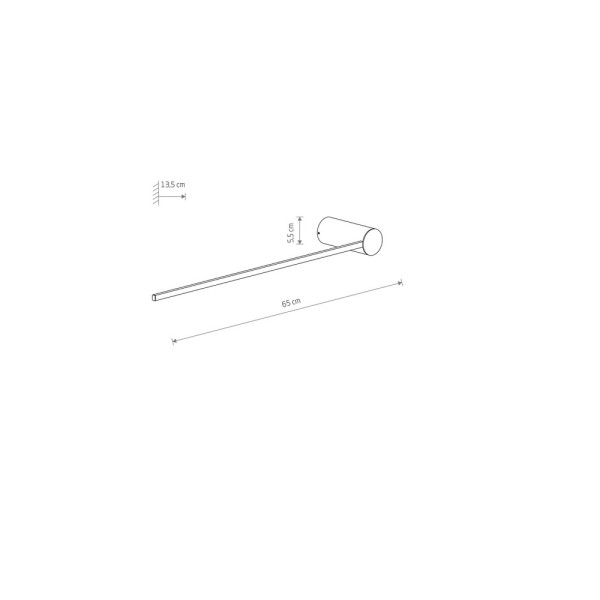 Світильник Nowodvorski 10366 Arm Led 1x10W 3000K 360Lm IP20 Bl