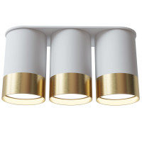 Точковий спот BP Black/White Gold трійний NEW, арт. 28005
