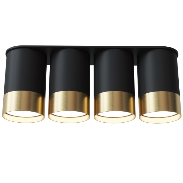 Точковий спот BP Black/White Gold на 4 лампи NEW, арт. 28008
