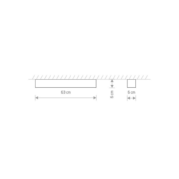 Світильник Nowodvorski 7527 Soft led T8LED 1x11W 3000K 1700Lm IP20 Gr
