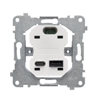 Механізм розетки-USB Fast-Charging 20W (type A+C)