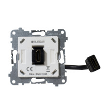 Механізм розетки HDMI, матовий чорний
