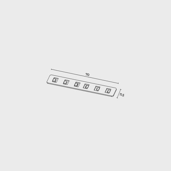З'єднувач RAYFOR MT-G/S Plank срібний прямий (механічний)