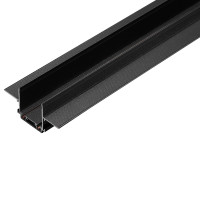 Профіль прихованого монтажу ультратонкої магнітної шини 1м HILDIS SLIM CS0681 BK