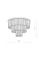 Люстра Nowodvorski 7628 Cristal Е14 9x60W IP20 Chrom
