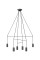 Люстра Nowodvorski 9677 Imbria GU10 6x35W IP20 Bl