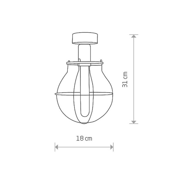 Люстра Nowodvorski 9741 Manufacture E27 1x60W IP20 Bl