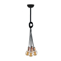 Люстра Nowodvorski 9746 Cable blac/copper E27 7x60W IP20 Bl
