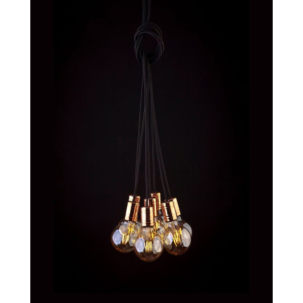 Люстра Nowodvorski 9746 Cable blac/copper E27 7x60W IP20 Bl