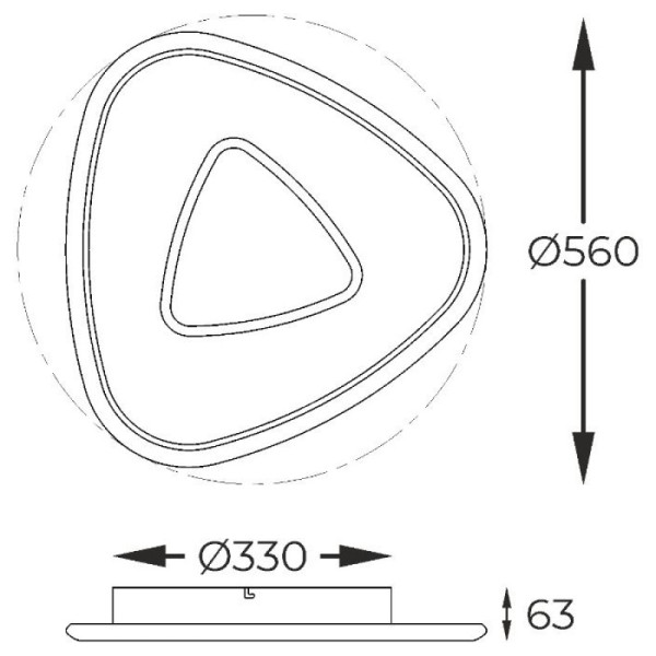 Світильник GETAFE MX3888-1-3WBCT