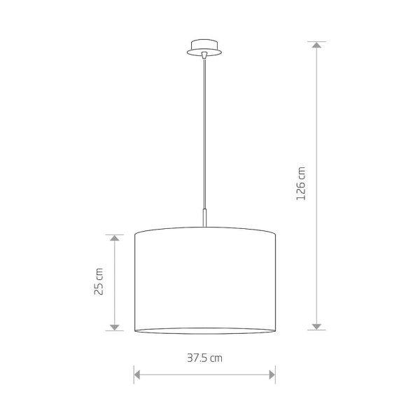 Підвісний світильник Nowodvorski 5383 Alice E27 1x60W IP20 Wh