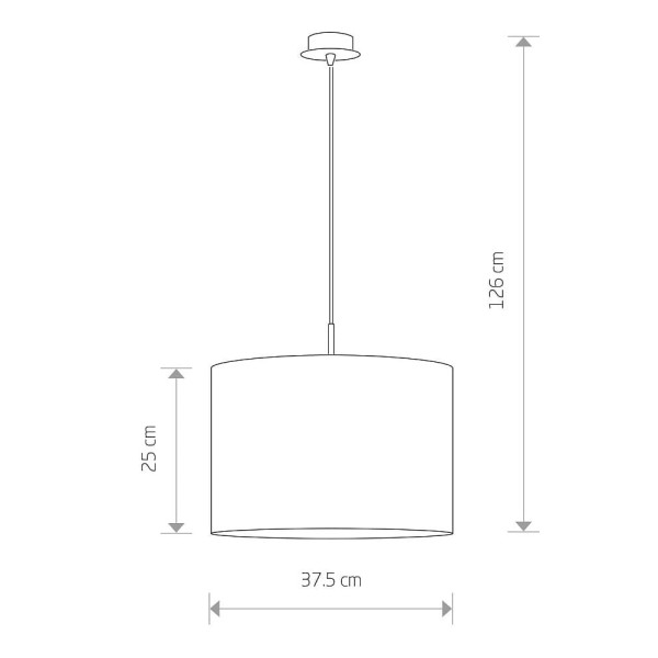 Підвісний світильник Nowodvorski 6815 Alice E27 1x60W IP20 Bl