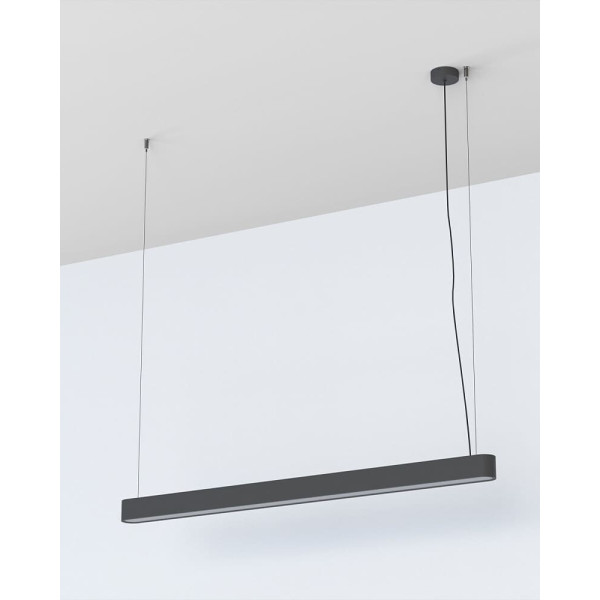 Підвісний світильник Nowodvorski 7525 Soft led T8LED 1x22W 3000K 3200Lm IP20 Gr