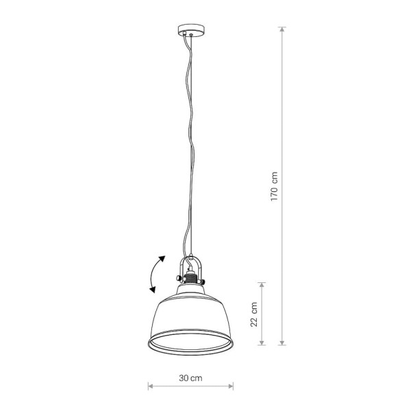 Підвісний світильник Nowodvorski 8380 Amalfi E27 1x40W IP20 Silver
