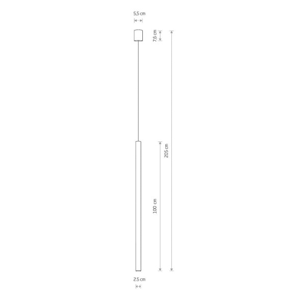 Підвісний світильник Nowodvorski 8436 Laser 1000 G9 1x10W IP20 Bl