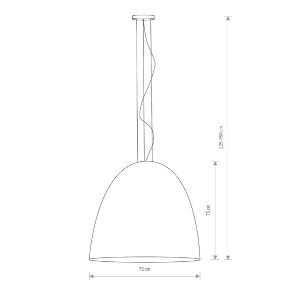 Підвісний світильник Nowodvorski 9025 Egg E27 7x40W IP20 Wh