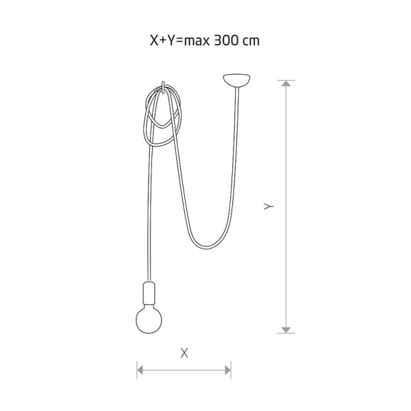 Підвісний світильник Nowodvorski 9745 Spider E27 1x60W IP20 Wh